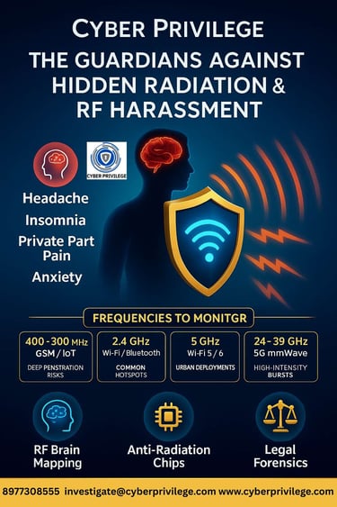 Hidden Spy Attacks Detection Radio Frequency Spy Protection Services Cyber Privilege 8977308555