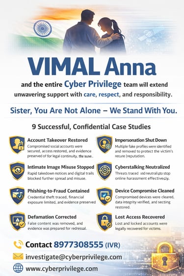 Vimal Anna by G Vimal Kumar CTO Cyber Privilege CSR Ver 2.8 8977308555