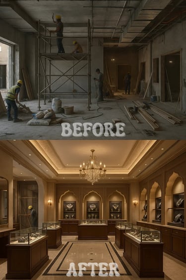 Jewellery Store Interior Designing in Delhi