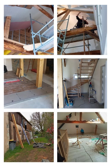 Deuxième partie des travaux du nouveau gite