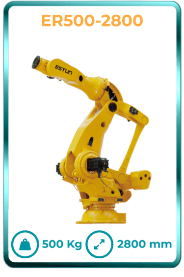 Robot industrial chino de calidad en México tipo Estun 6ejes modelo ER500-2800