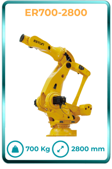 Robot industrial chino de calidad en Mexico tipo Estun 6ejes modelo ER700-2800