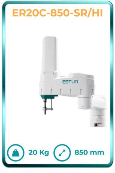 Robot industrial Scara chino de calidad en Mexico modelo Estun ER20C-850-SR-HI