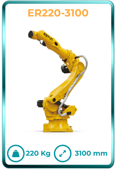 Robot industrial chino de calidad en México tipo Estun 6ejes modelo ER220-3100