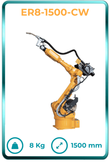 Robot industrial de soldadura chino de calidad en México Estun 6ejes modelo ER8-1500-CW