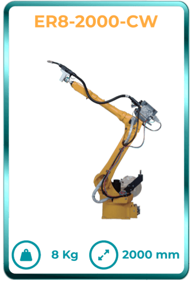Robot industrial de soldadura chino de calidad en México Estun 6ejes modelo ER8-2000-CW