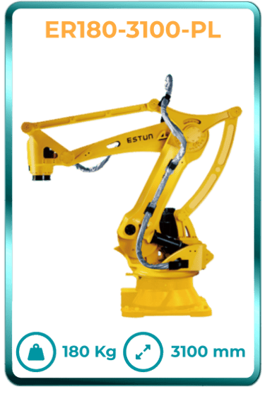 Robot industrial paletizador chino de calidad en Mexico Estun modelo ER180-3100-PL