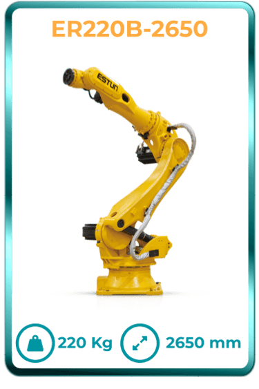Robot industrial chino de calidad en México tipo Estun 6ejes modelo ER220B-2650