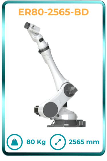 Robot industrial por prensa dobladora chino de calidad en México Estun ER80-2565-BD