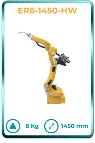 Robot industrial de soldadura chino de calidad en México Estun 6ejes modelo ER8-1450-HW