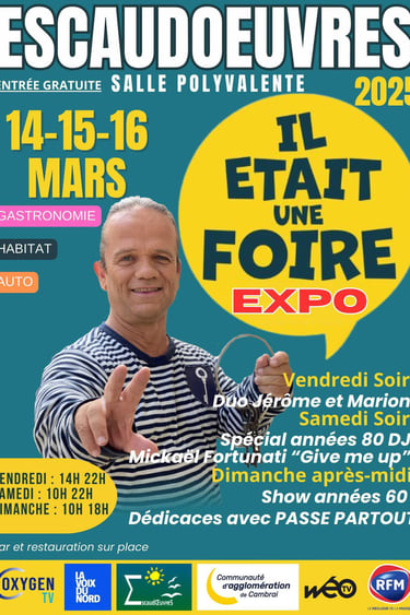 Closerie de Chanteloup il était une foire expo Escaudoeuvres du 14 au 16 mars 2025