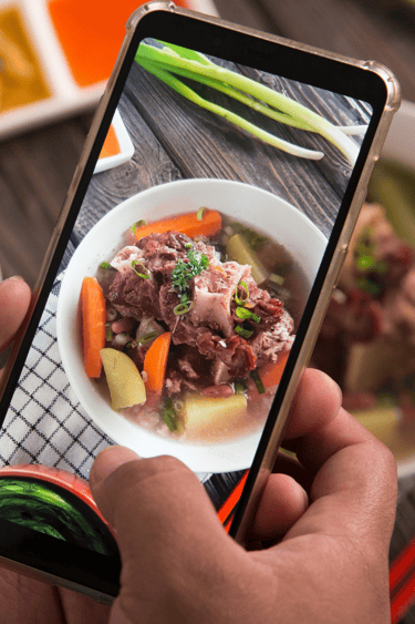 Taking Picture of food