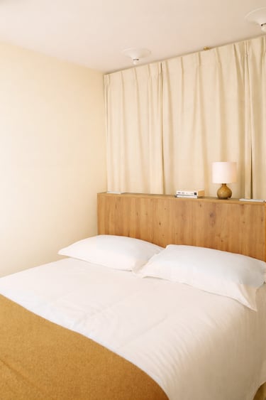 Bedroom in Pau with ottoman bed and custom-made dressing