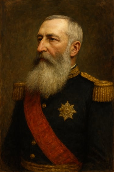 Kongo laisvosios valstybės savininko Leupoldo II DI portretas