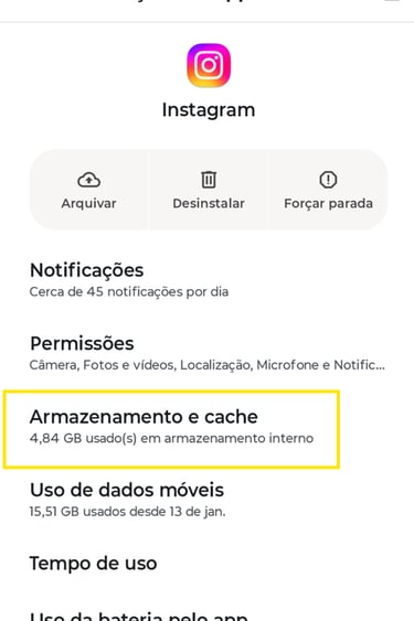 Armazenamento e Cache