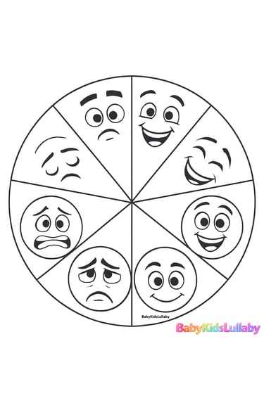 babykidslullaby printable emotional tools Little Kids Feeling