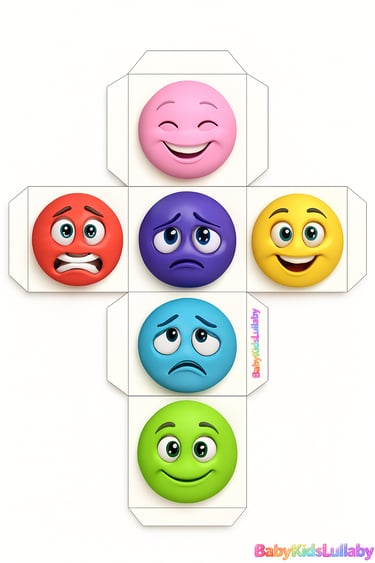 babykidslullaby printable emotional tools Little Kids Feeling
