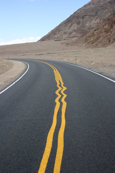 Windy Road, Death Valley, CA