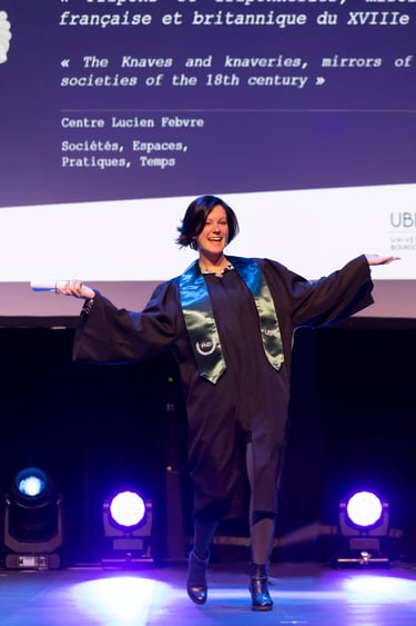 Natacha Rossignol remise de diplôme