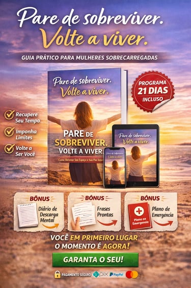 Por que você está cansada mentalmente o tempo todo? Descubra a verdade sobre sobrecarga mental e com