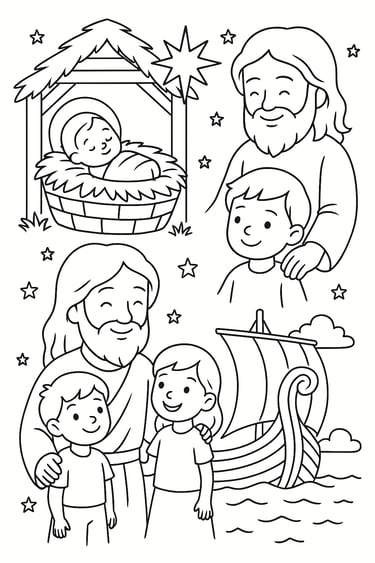 new testament coloring page
