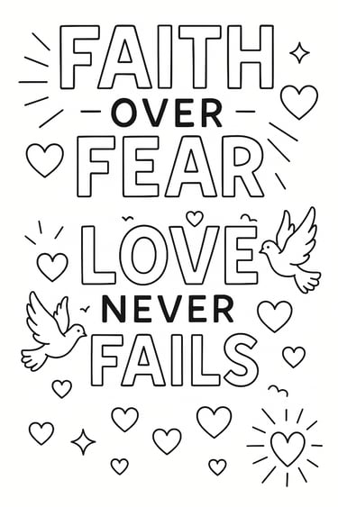 inspirational quotes coloring page