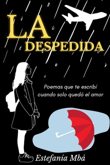 portada de libro de poasia la despedida