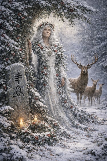 Holly Queen at the winter Solstice