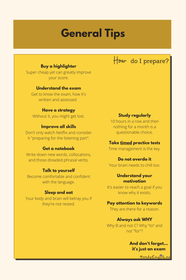 cambridge first (FCE) resources and materials, Exam structure, information, tips, tricks, assessment