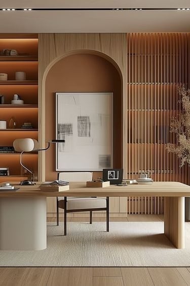 ofis tadilatı sonrası fonksiyonel iç mekân düzeni