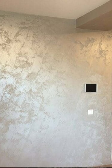 Sakarya'da yapılan dekoratif boya dekorasyon çalışması