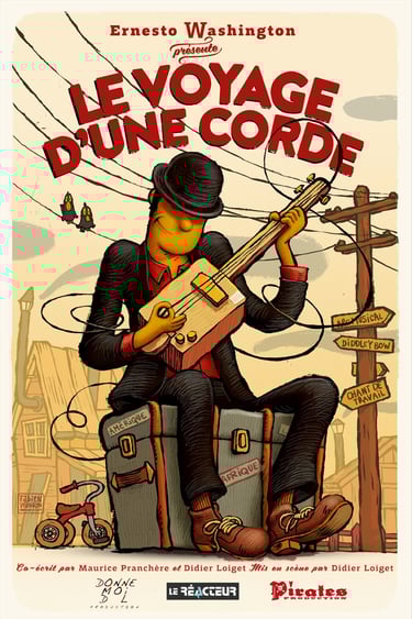 Carte postale du spectacle Le voyage d'une corde