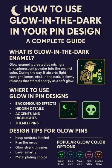 How to Use Glow-in-the-Dark in Your Pin Design