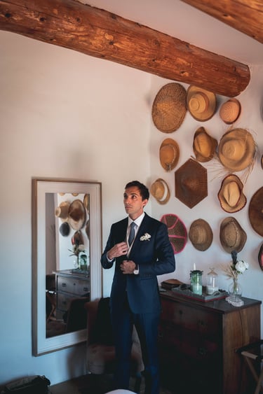groom getting ready