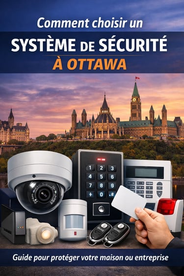 Système de sécurité à Ottawa avec caméras et alarme