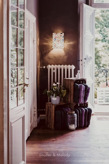 Hallway of the Blankensee castle.