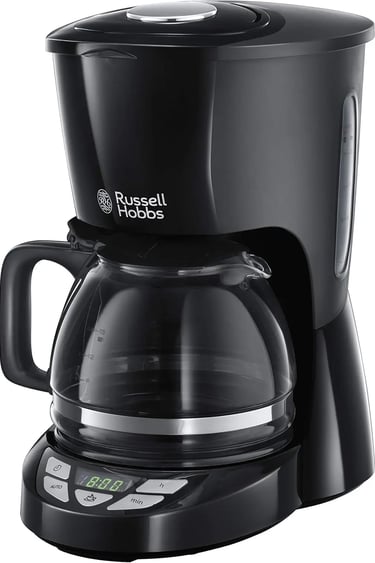 Russell Hobbs Cafetera de Goteo Textures Plus - 10 Tazas, Capacidad de 1,25L