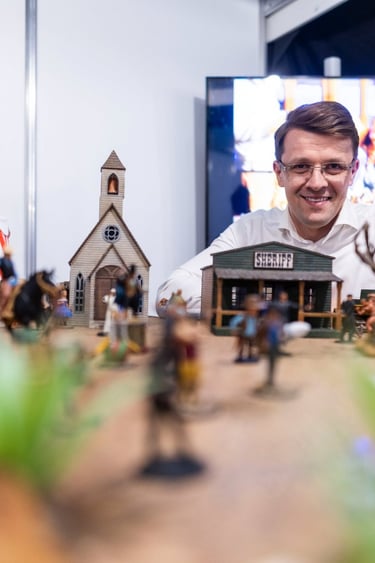 Komandos formavimo simuliacijos WILD WEST CIRCUS kūrėjas Marius Skarupskas