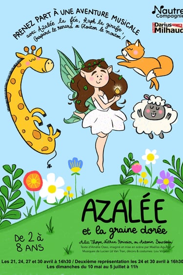 conte musical azalée et la graine dorée activité enfant