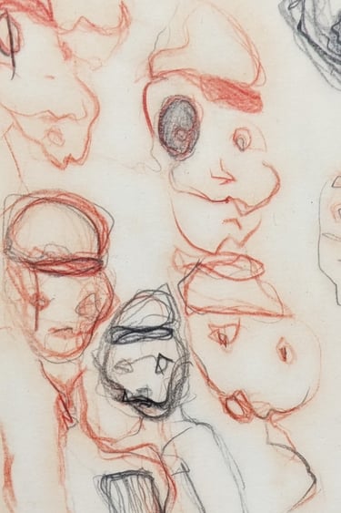 karine-nguyen-van-tham-dessin 5 detail-memoire esclavage-dessin mediumnique- les negriers