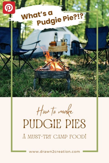 a campfire pit with a campfire and chairs around it