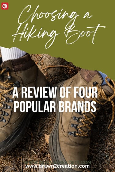 a person wearing hiking boots 