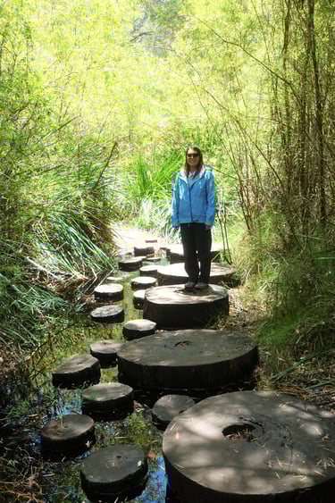 Janet on the Mammoth cave nature walk