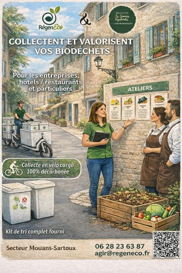 Collecte Biodéchets Mouans-Sartoux