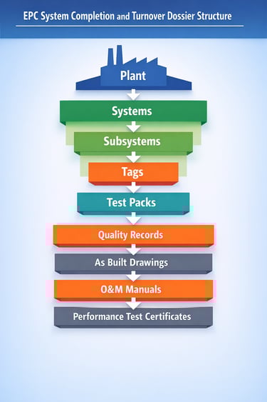 epc system completion structure infographic