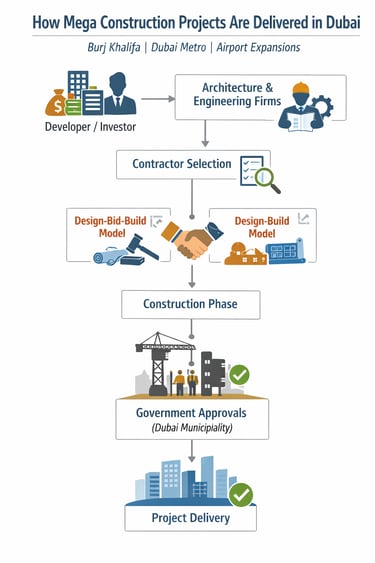 how mega projects are delivered in dubai