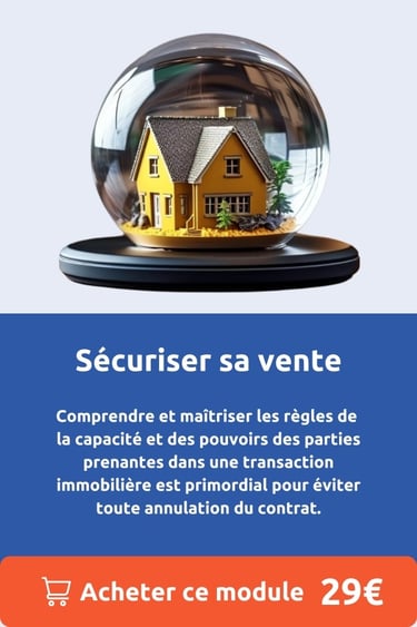 Sécuriser sa vente immobilière