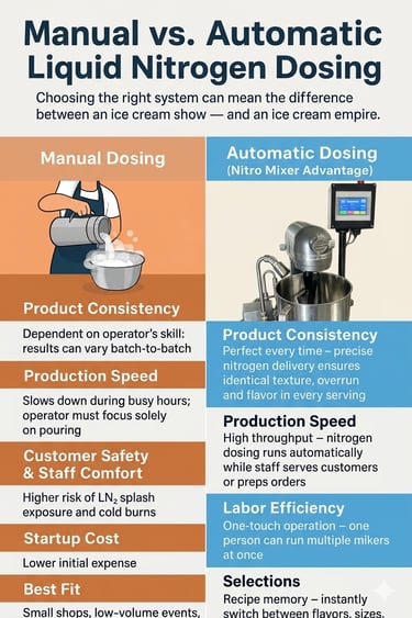 Nitrogen ice cream