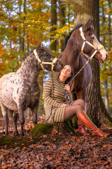 Melanie Amesberger, Inhaberin von Equiverita - Reitsport