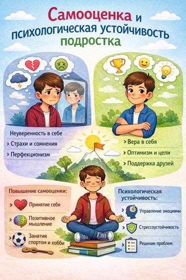 самооценка подростка